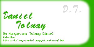 daniel tolnay business card